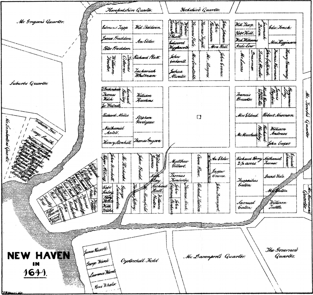 New Haven Town Plot 1641